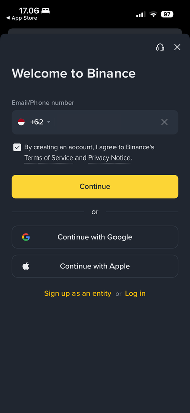 Cara beli bitcoin di Binance