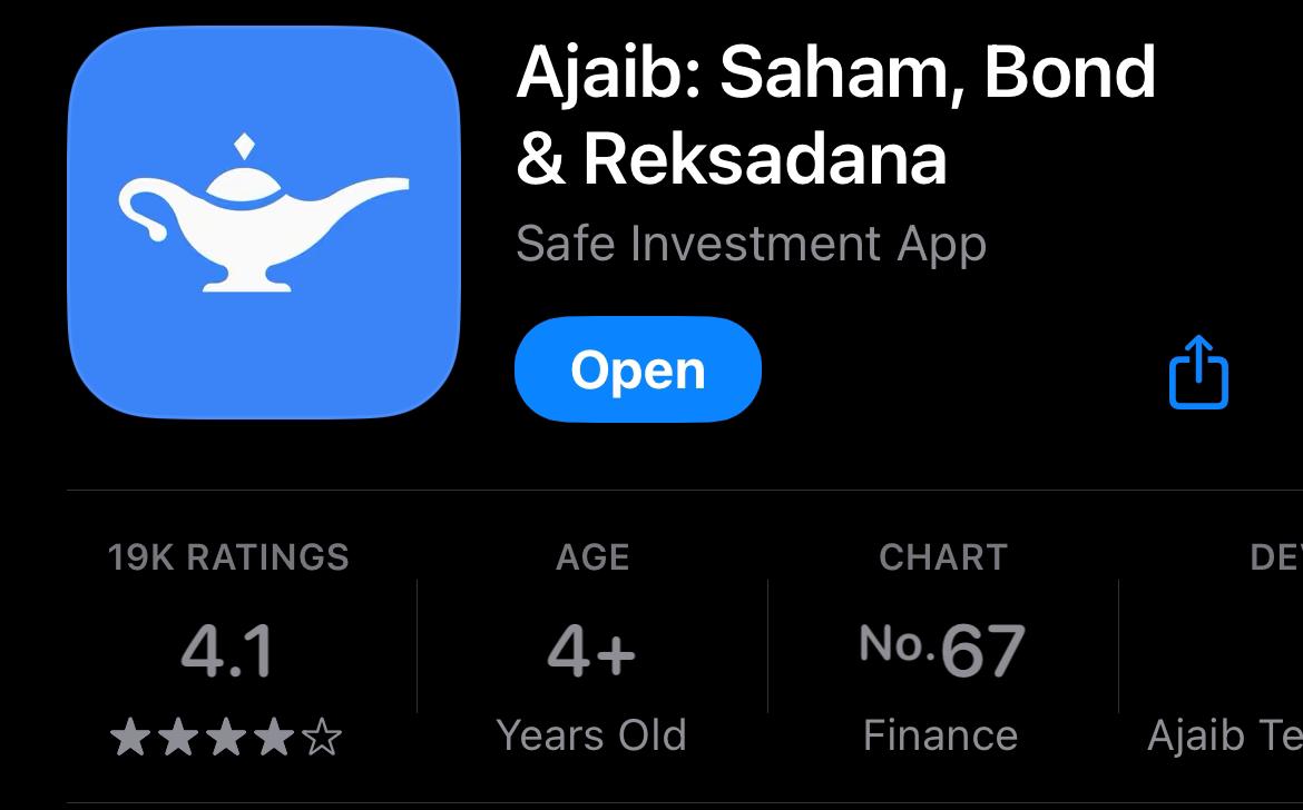 Rating Ajaib di iOS