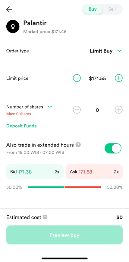 Cara beli saham Palantir Technologies di Gotrade Indonesia