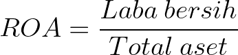 Rumus Return on Assets