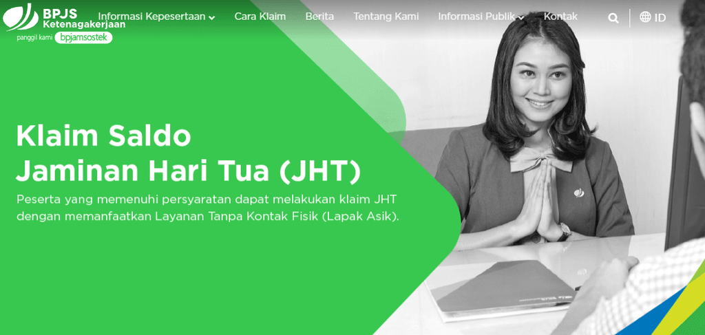 cara klaim JHT di Lapak Asik