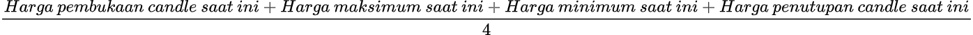 Rumus menghitung harga penutupan