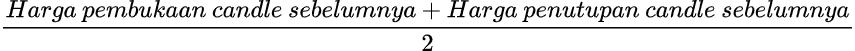 Rumus menghitung harga pembukaan