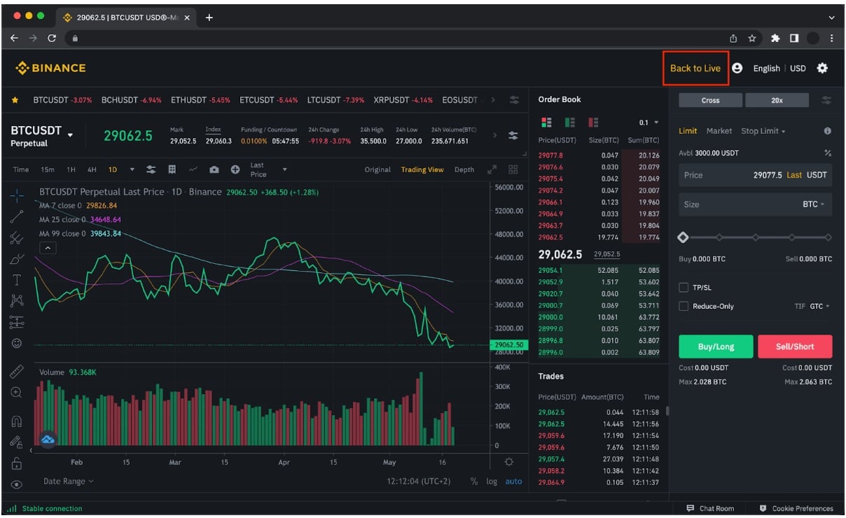 Platform Trading Binance vs OKX