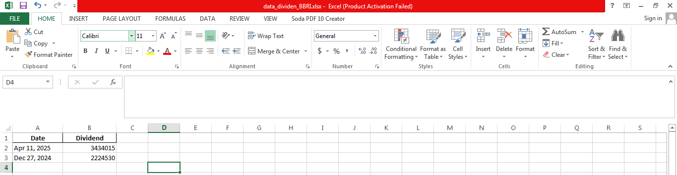 Cara impor data saham dari Yahho Finance ke Excel