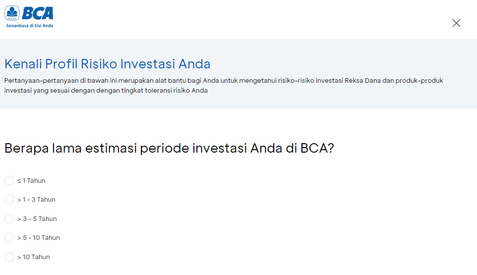 cara menentukan risk profile dalam investasi