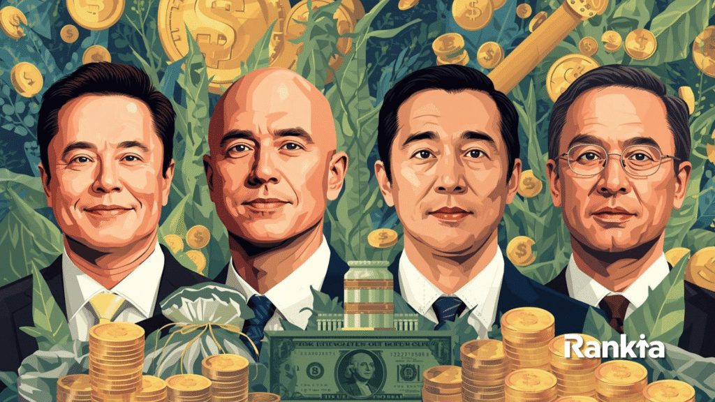 #2 Larry Ellisson Lanjut ke peringkat ke-2 orang paling tajir di dunia diduduki oleh pendiri Oracle, Larry Ellison. Menurut Forbes Oktober 2025, total kekayaan Larry Ellison mencapai Rp5.667 triliun dan mayoritas kekayaannya didapatkan dari kepemilikan saham mayoritas di perusahaan Oracle yang didirikannya pada tahun 1977. Fokus bisnis perusahaan Oracle saat ini mengembangkan AI dan menyediakan layanan cloud bagi pengguna. Selain mendapatkan cuan besar dari perusahan Oracle, Larry Ellison juga punya gurita bisnis lainnya di industri hiburan, kepemilikan sebuah pulau di Hawai, dan juga berinvestasi di startup kesehatan. Bahkan, ia pernah mengatakan bakal menyumbangkan 95% kekayaannya untuk mendukung kegiatan amal melalui organisasi filantropi, Giving Pledge.