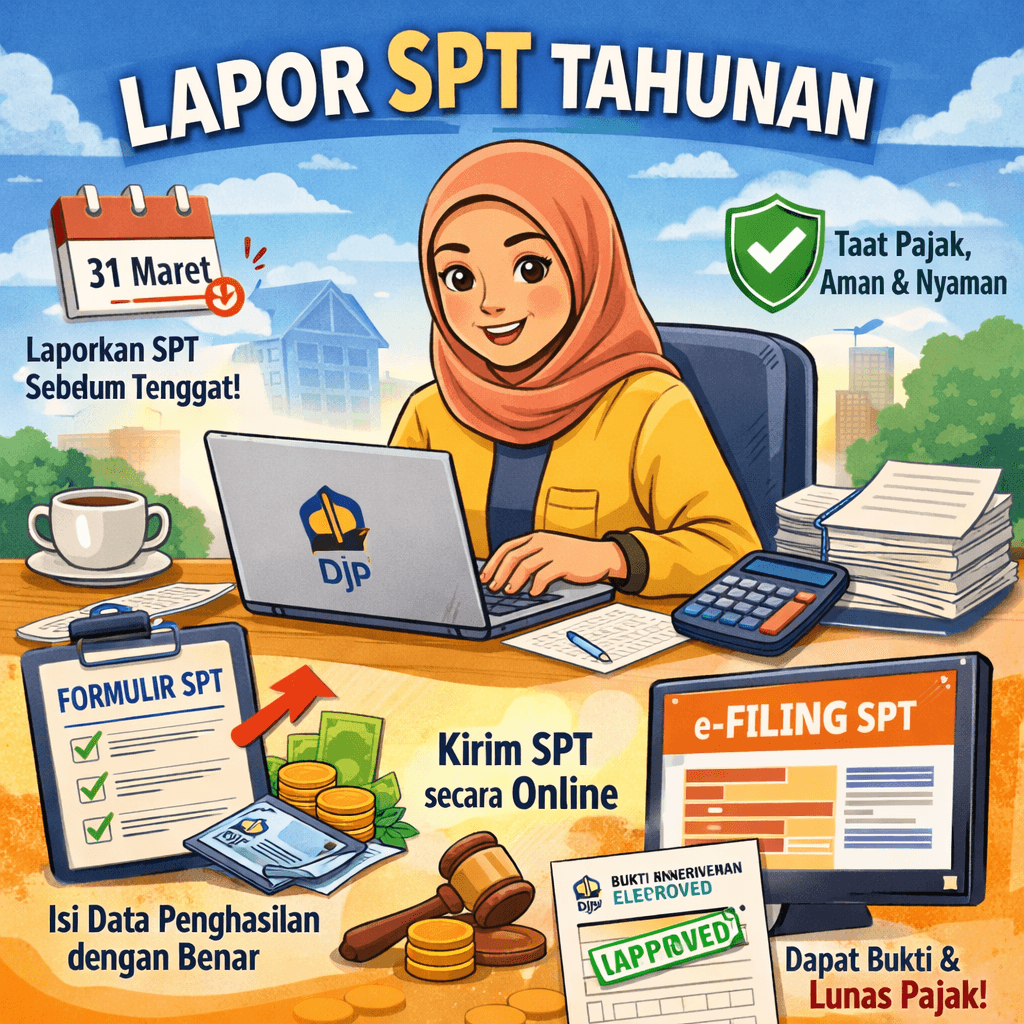 cara lapor SPT di Coretax