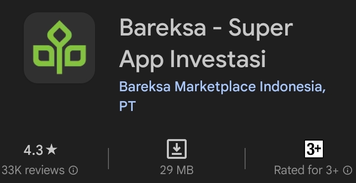 review Bareks di Google Play Store