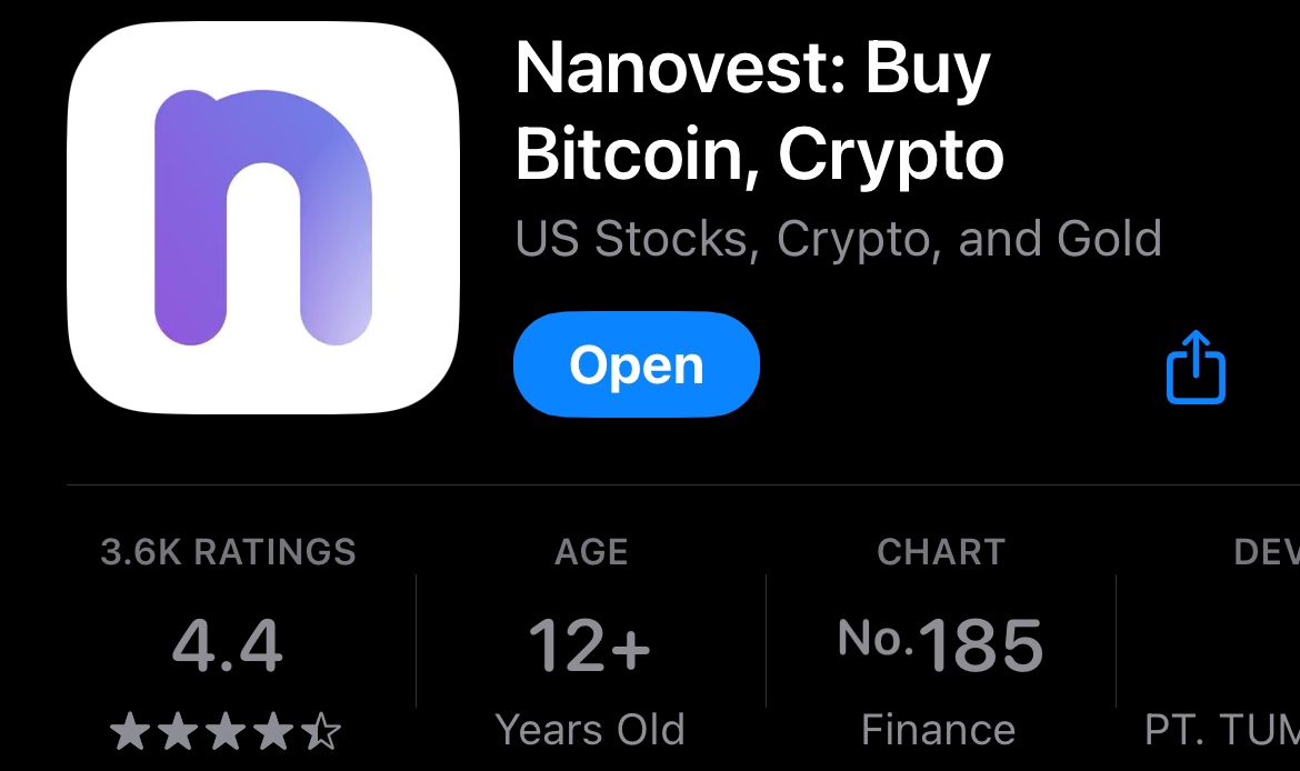 Nanovest vs Pluang, ulasang Nanovest pada App Store