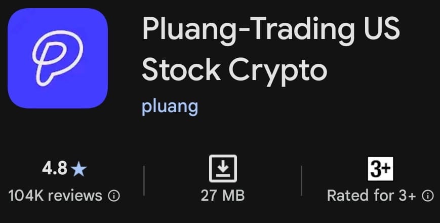 Ulasan Pluang pada Google Play Store