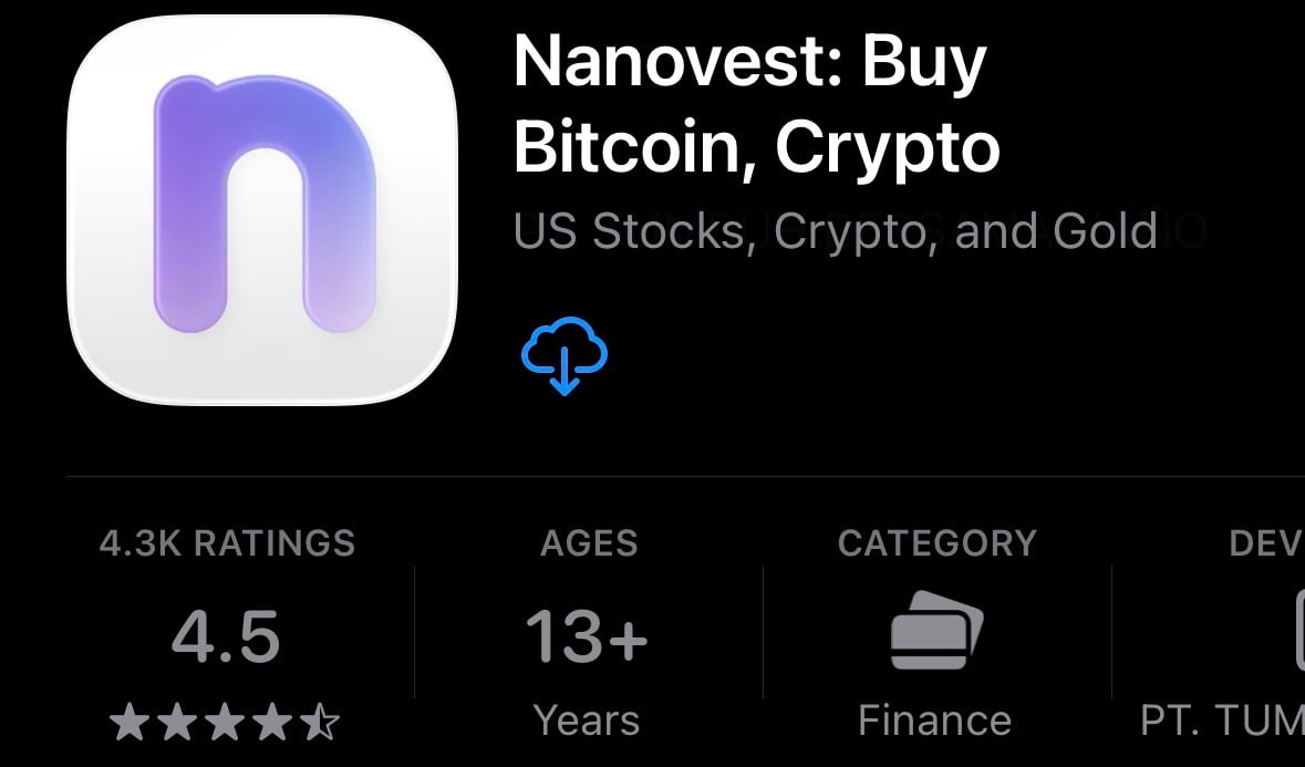 Nanovest vs Pluang, ulasan Nanovest pada App Store
