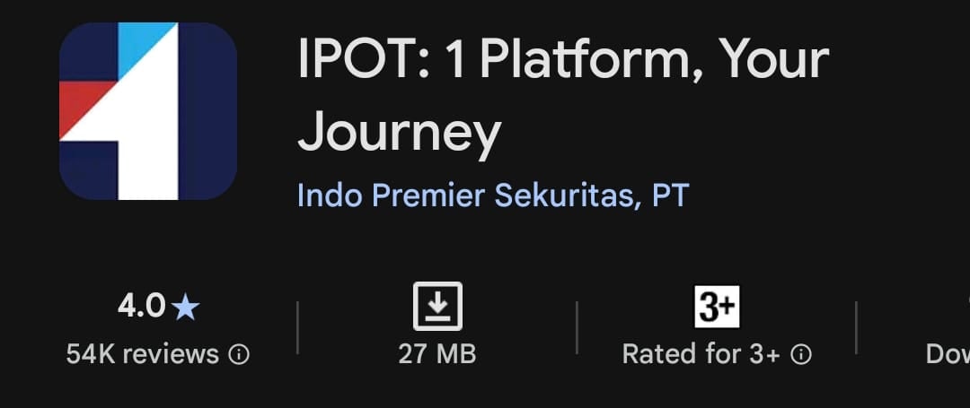 Rating IPOT di Android