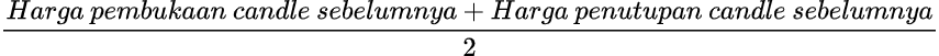 Rumus menghitung harga pembukaan