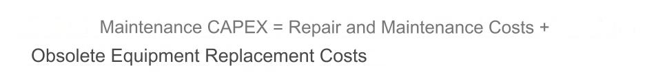Rumus Maintenance Capital Expenditure
