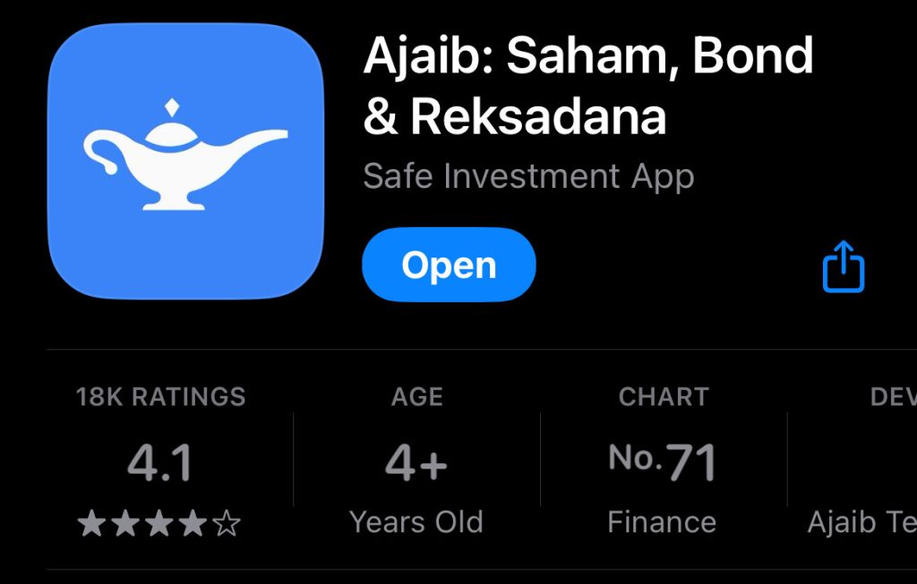 Raing Ajaib di App Store iOS