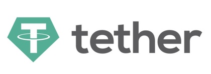 Logo Stablecoin Tether (USDT) sebagai koin stabil nomor 1.