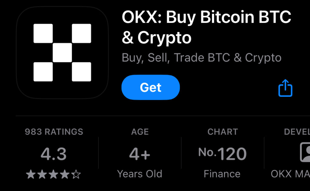 Ulasan OKX di App Store iOS