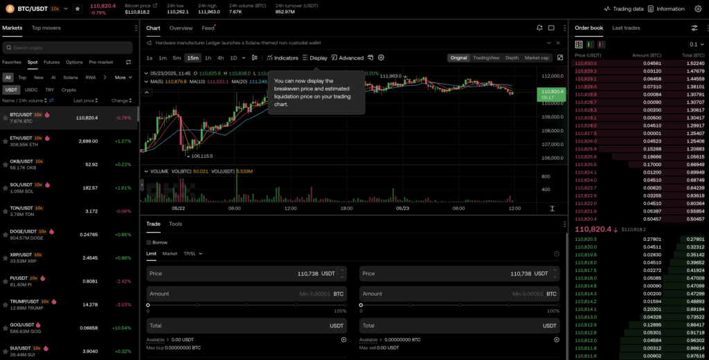 OKX Trading Platform